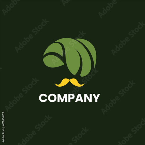 Green leaf sultan logo