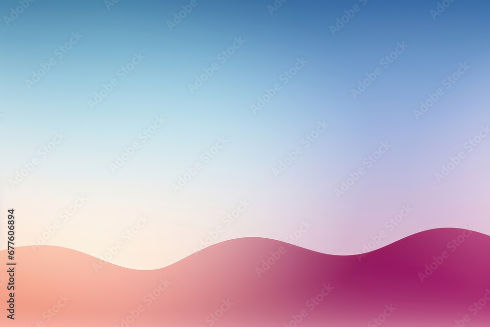 A seamless color gradient gently envelops the rhythmic pattern of a gentle wave, creating an abstract background that conveys serenity and subtle movement. Illustration