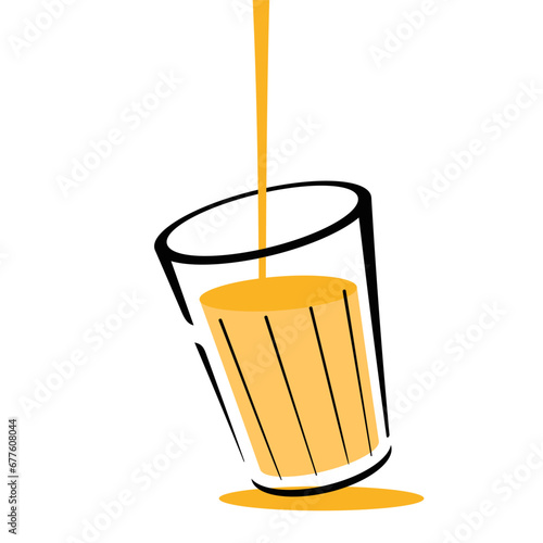 Chai logo design. Karak Milk Chai Illustration On Organic Background. Spicy Hot Tea Design Element Vector Design. Chai vector.