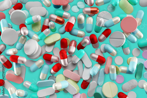 Antibiotics and painkillers...