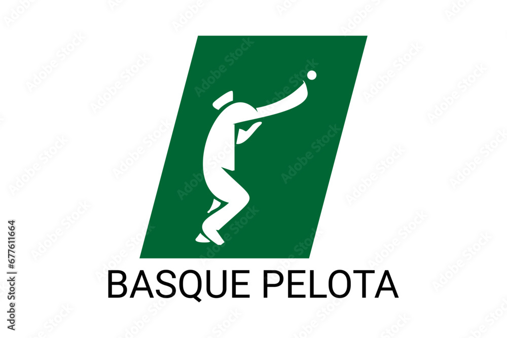 basque pelota vector line icon. playing basque pelota. sport pictogram illustration. basque pelota vector line icon. playing basque pelota. sport pictogram illustration.