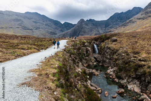 Fairy pools view, Scotland, Isle of Skye