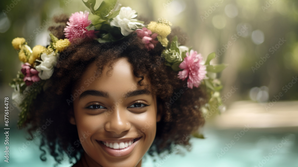 multiracial 20s, woman swimming in swimming pool, happy smiling and fun, good day, vacations. fictional location multiracial 20s, woman swimming in swimming pool, happy smiling and fun, good day, vacations. fictional location