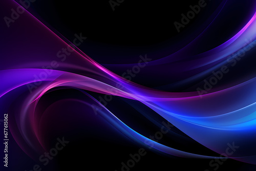 futuristic abstract background with wave and light effect
