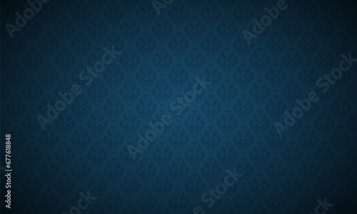 Poker table in blue color cloth. Vector illustration.
