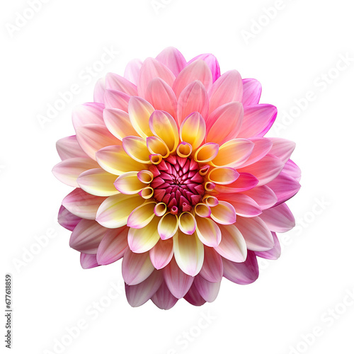 Fresh colourful cauiliflower isolated on transparent background