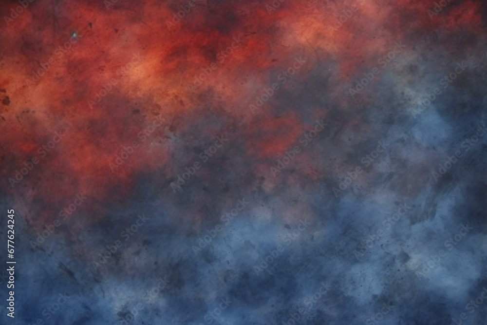 Red and blue abstract background,  Fractal art