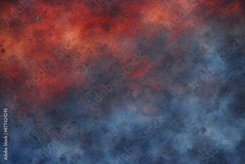 Red and blue abstract background, Fractal art