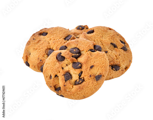 Chocolate chip cookie transparent png