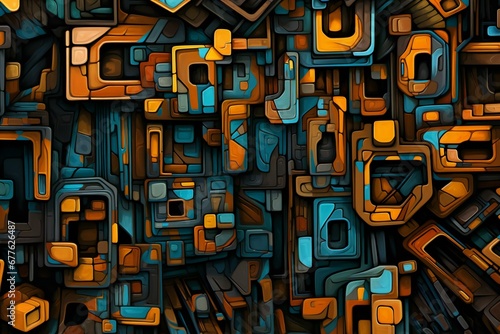 Colorful abstract background Digital art