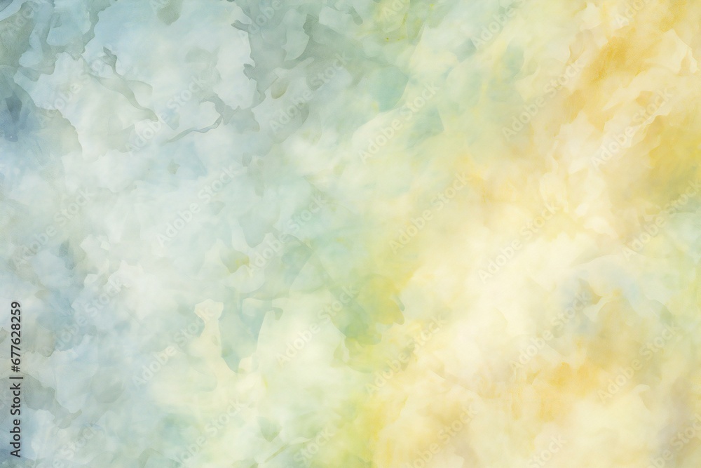 Abstract watercolor background in blue, yellow and white colors