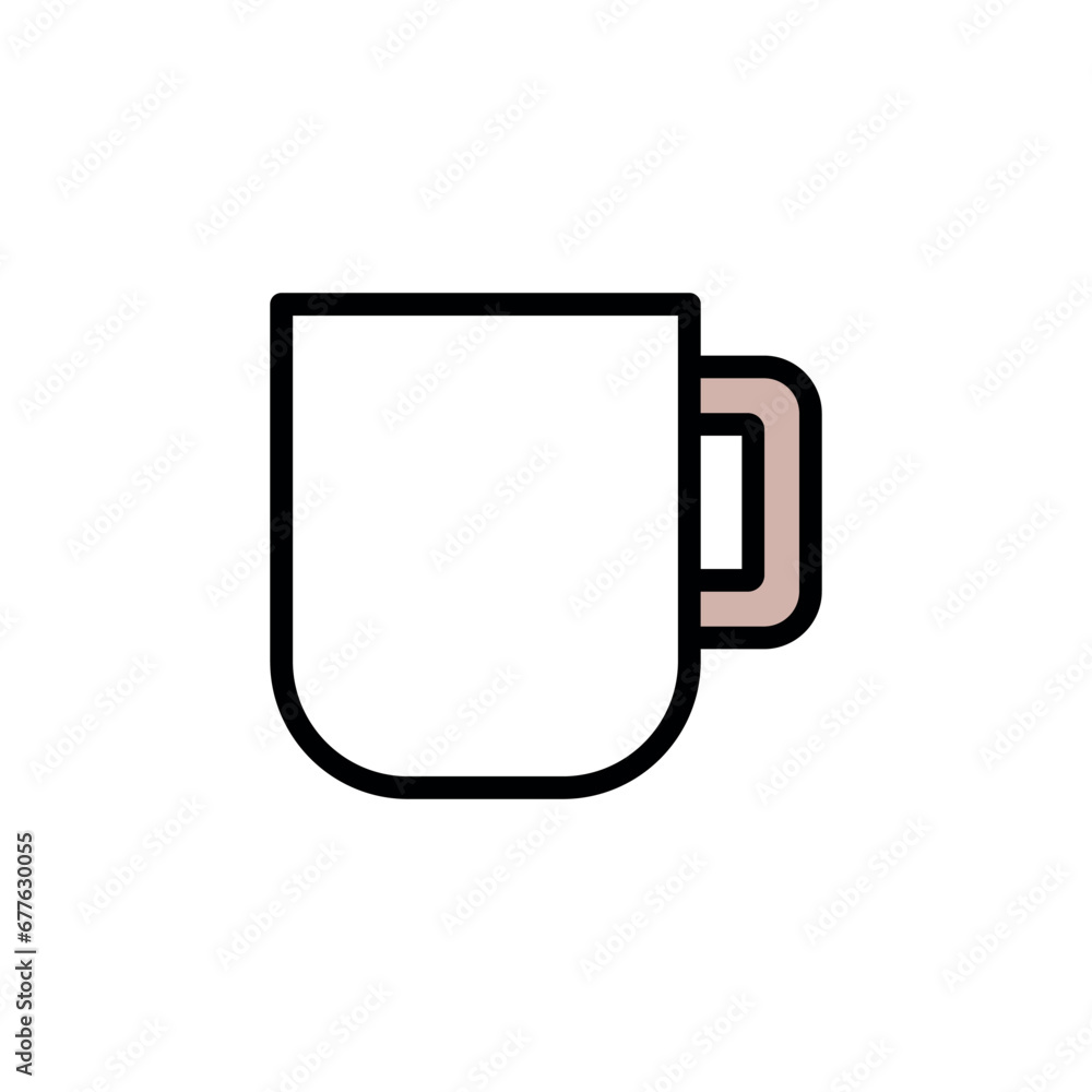 Mug Icon Vector Design Template Mug Icon Vector Design Template