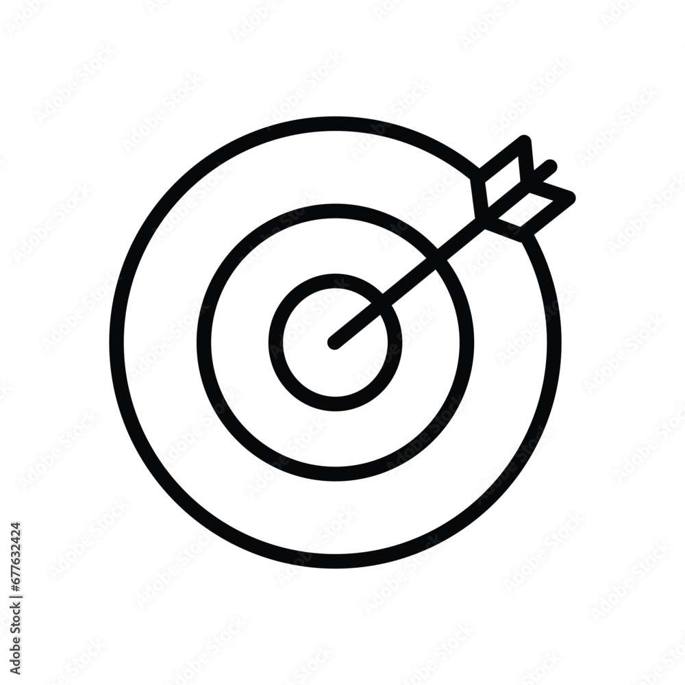 Goal icon isolate white background vector stock illustration. Goal icon isolate white background vector stock illustration.