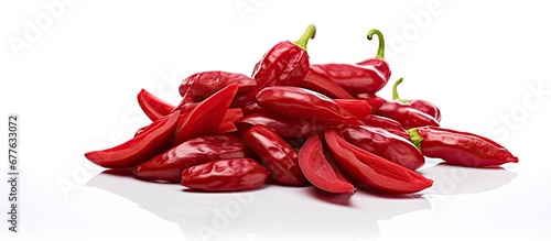 With a white background the vibrant red color of the organic vegetable snack highlighted the importance of a healthy lifestyle and mindful eating promoting a gourmet experience while caring