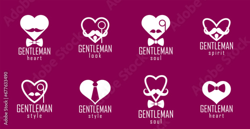 Gentleman hearts vector ico...