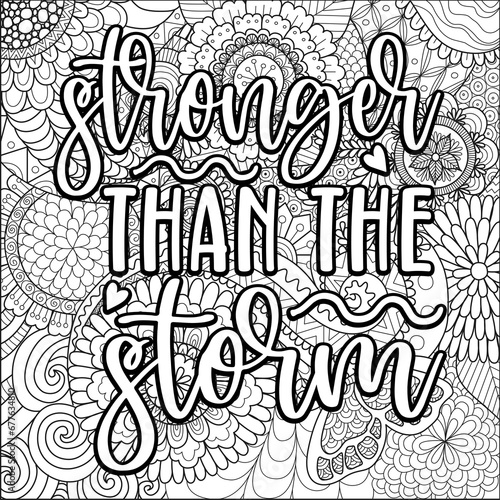 motivational quotes coloring pages design. yourself words coloring book pages design.  Adult Coloring page design, anxiety relief coloring book for adults.