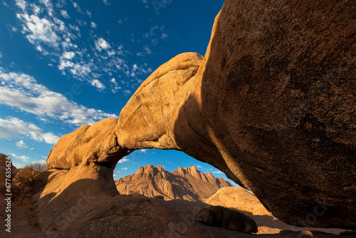 The Rock Arch at Spitzkoppe in Damaraland, Namibia photo
