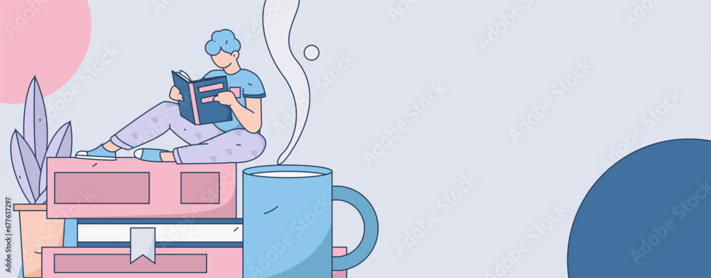 Education learning people flat vector concept hand drawn illustration
Education learning people flat vector concept hand drawn illustration