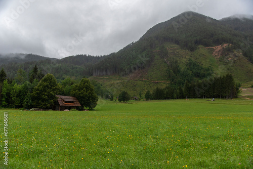 Jezersko, small village in slovenian Alps