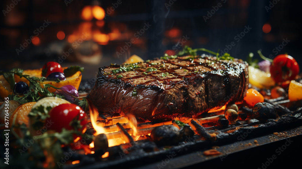 meat on the grill HD 8K wallpaper Stock Photographic Image meat on the grill HD 8K wallpaper Stock Photographic Image