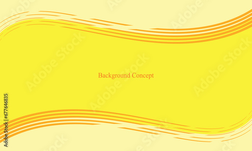 Abstract Yellow Background Vector Illustration