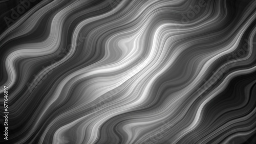 Waving gray lines. Computer generated 3d render