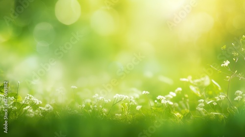 nature green bokeh soft sunlit illustration spring plant, field meadow, wild grass nature green bokeh soft sunlit