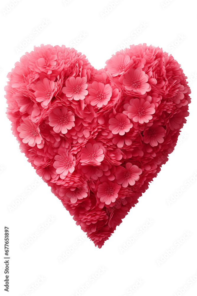 Valentine's heart isolated