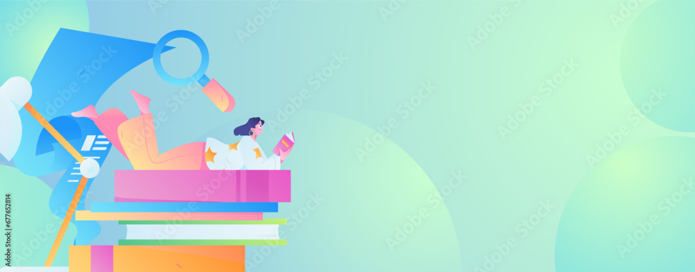 Education learning people flat vector concept hand drawn illustration
Education learning people flat vector concept hand drawn illustration