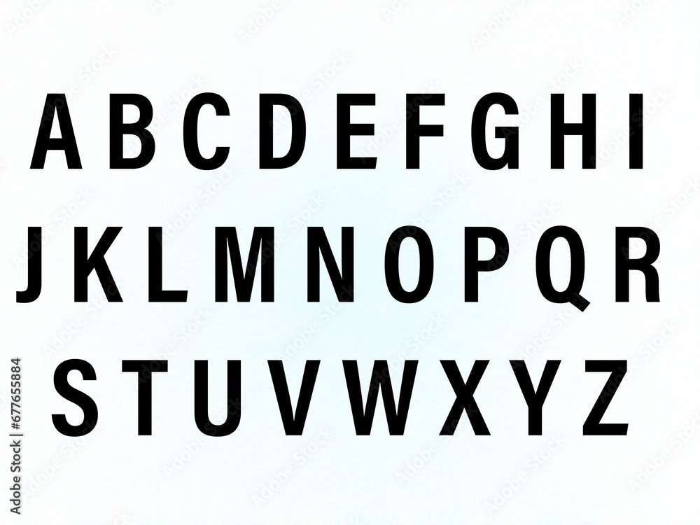 Abcd font 