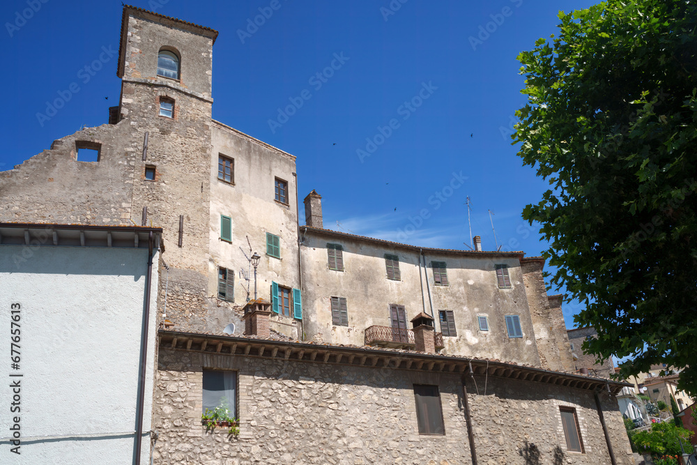 Castiglione in Teverina, historic town in Lazio, Italy Castiglione in Teverina, historic town in Lazio, Italy