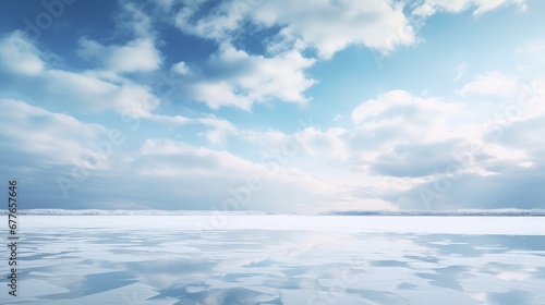 winter cold sky cloud frozen illustration landscape frost, water season, ice y winter cold sky cloud frozen © vectorwin