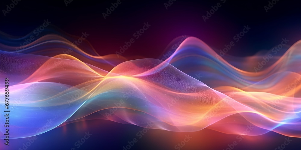 Abstract neon neon lines background.