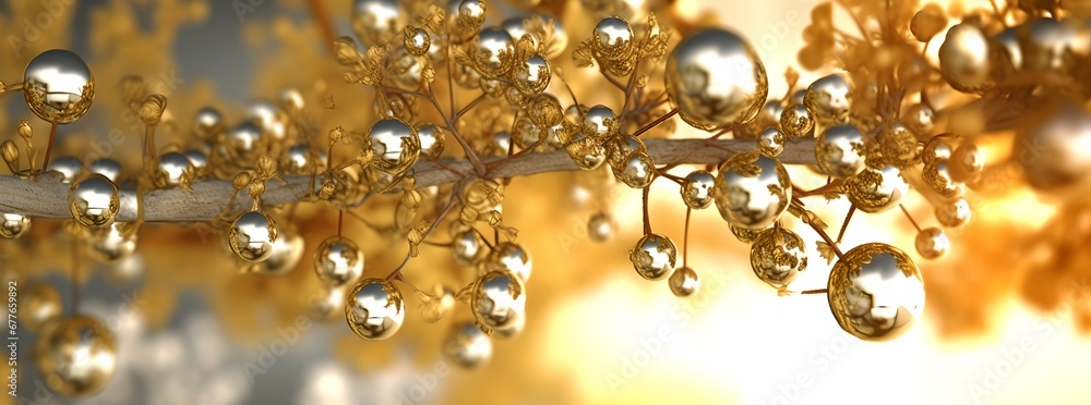 Gold molecules, macro gold scientific background Gold molecules, macro gold scientific background