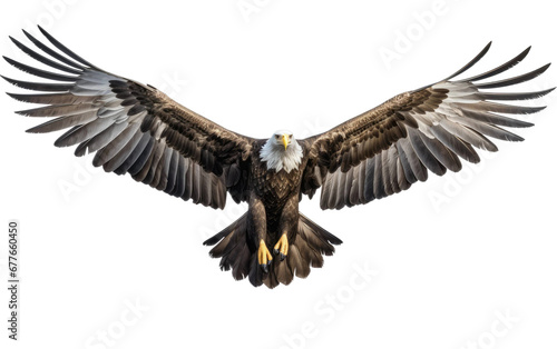 The Noble Eagle On Isolated Background