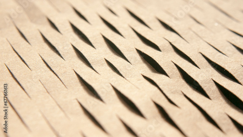 Cartón perforado para relleno de paquetes