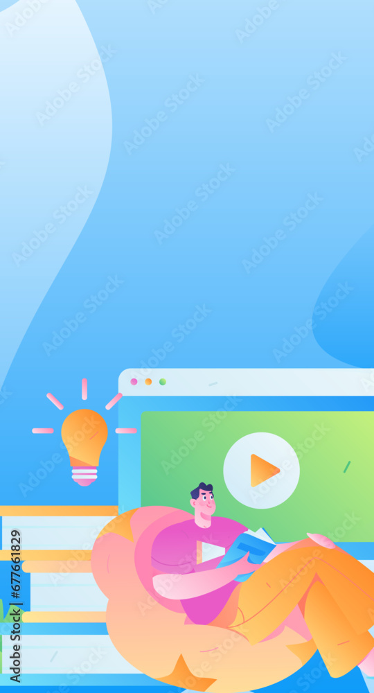 Education learning people flat vector concept hand drawn illustration
Education learning people flat vector concept hand drawn illustration