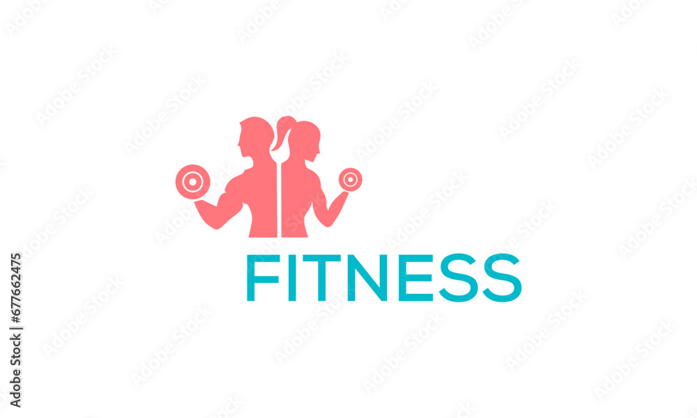 Set of various sports and fitness logo graphics and icons Set of various sports and fitness logo graphics and icons