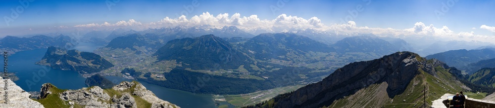 Mount Pilates near Lake Lucerne Switzerland
