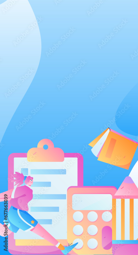 Education learning people flat vector concept hand drawn illustration
Education learning people flat vector concept hand drawn illustration