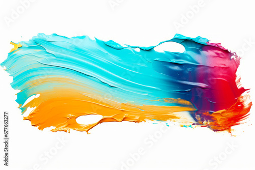 Colorful painting with white background and white background with white background.