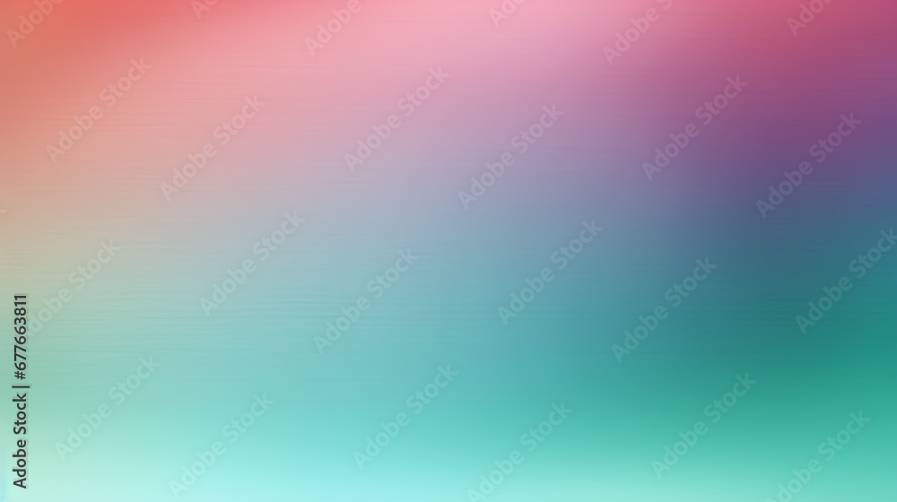 Abstract Gradient Background with Gentle Shifts from Pink to Soft Turquoise, Illuminated by Playful Light Effects, Enriched with a Subtle Rough Texture for a Visually Dynamic and Tactile Composition