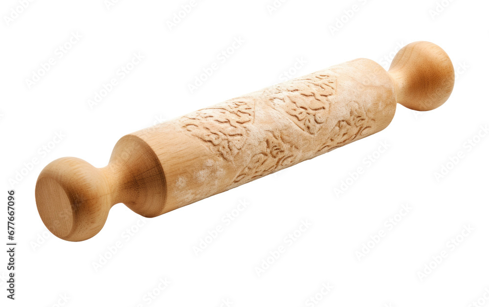 Rolling Pin On Transparent Background