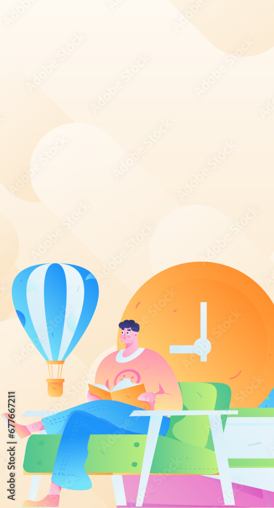 Education learning people flat vector concept hand drawn illustration
Education learning people flat vector concept hand drawn illustration