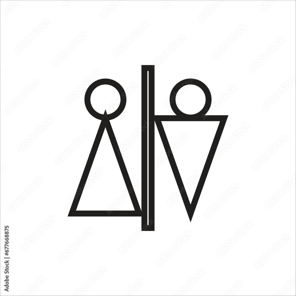 toilet vector icon line template toilet vector icon line template