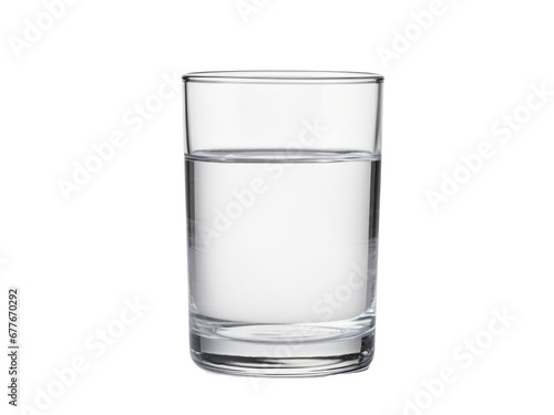 glass of water isolated on transparent background