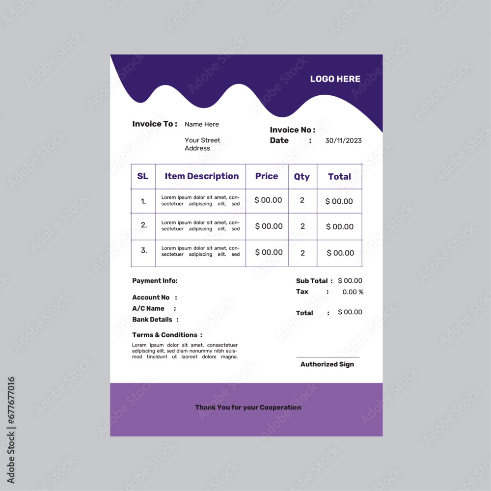 Invoice Design Invoice Design