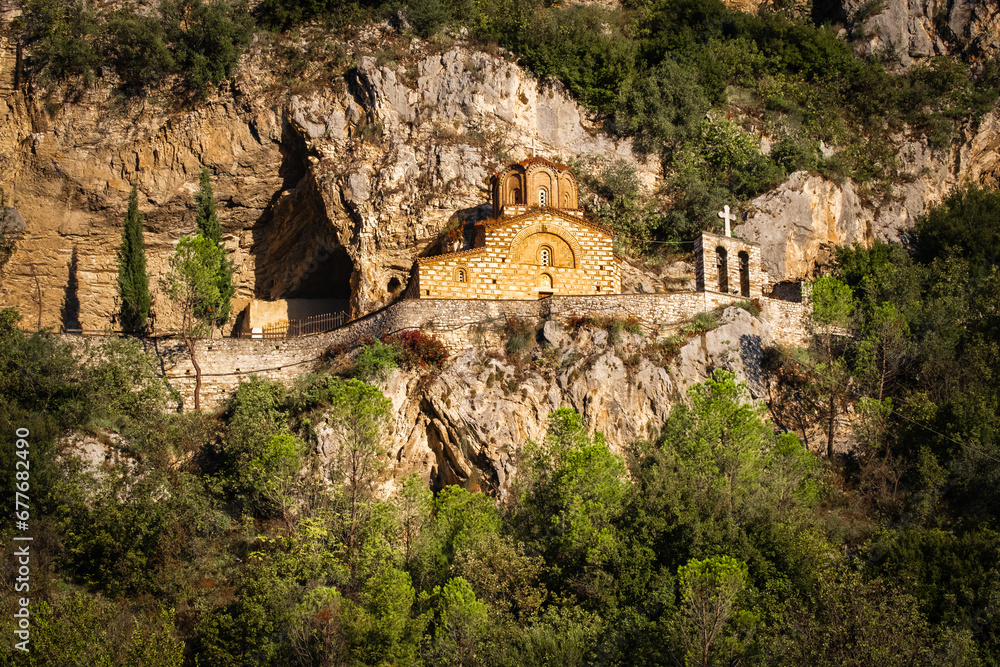 St. Michael's Church is a medieval Byzantine church located on the top of the hill of Berat in Albania.