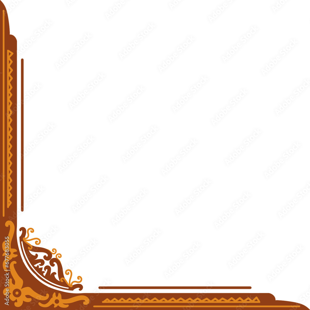 Obraz premium Dayak Ornament