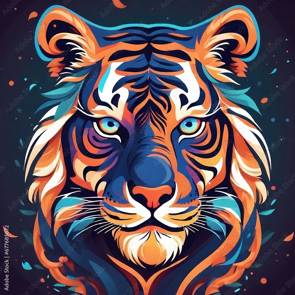 Vector tiger